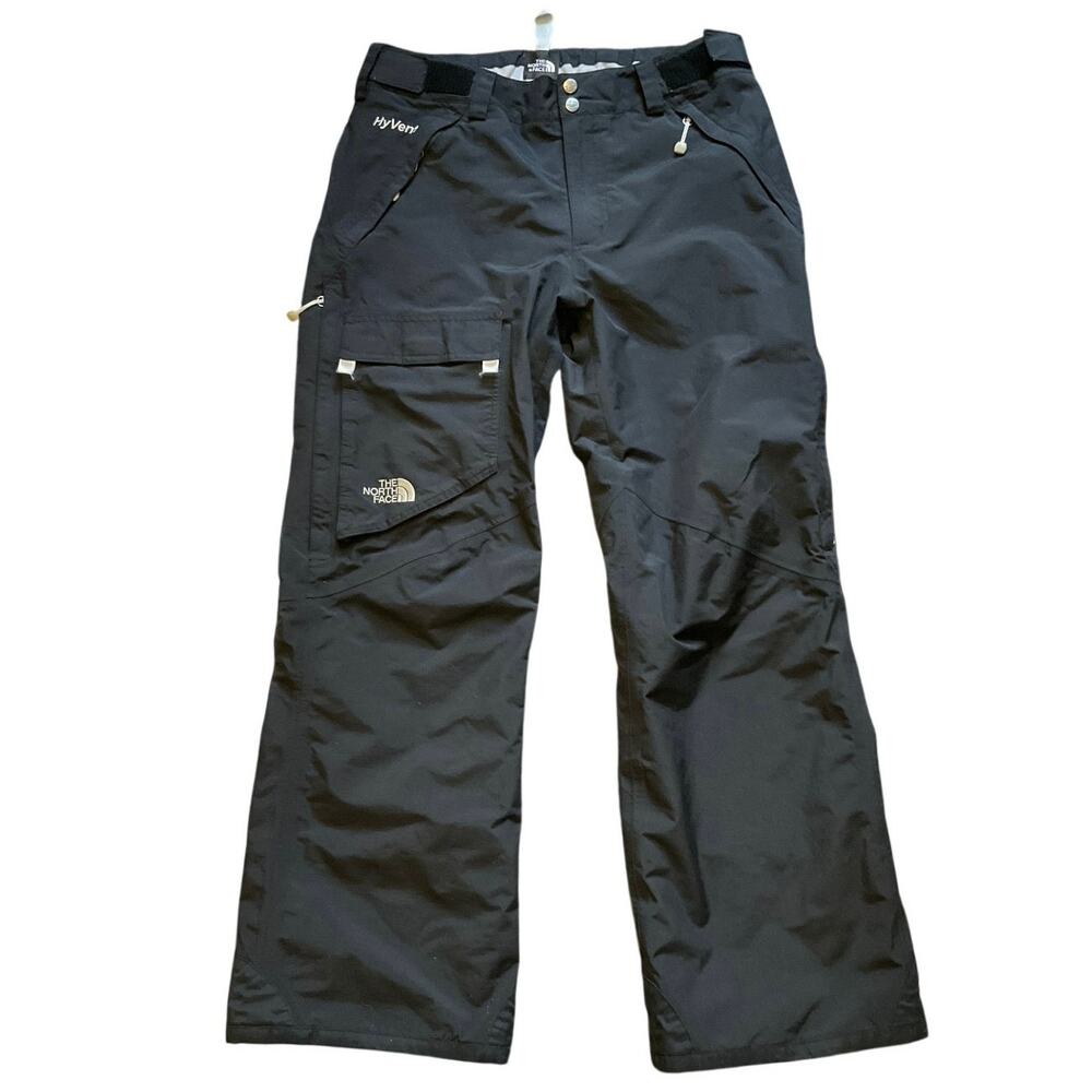 The North Face HyVent Ski Pants Womens Black Waterproof Snow Pants Size M